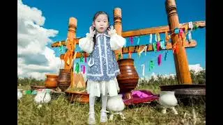 Мусьяна Сосина "Ийэбинээн ыһыахха" ааҕар Слепцова Айсена - 6саастаах.