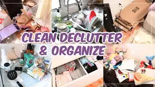 NEW CLEAN WITH ME 2024 | CLEAN, DECLUTTER & ORGANIZE | CLEANING MOTIVATION