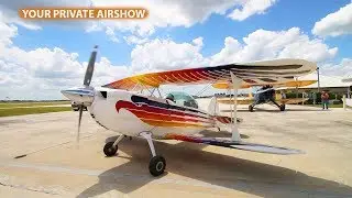Your own personal airshow with all kinds of airplanes