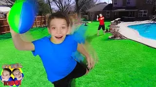 Faster Than The Flash?  Shawn's Super Speed Glitches Out Of Control! Steel Kids