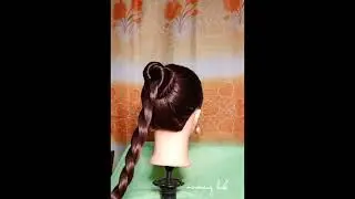 twisted bun (for long hair ) | maneneng koh