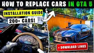 🔥How To Install 200+ Cars In GTA 5 For Free ✅- 2024 ( Get Realistic Cars! )