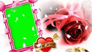 Green Screen Photo Frame Video || Photo Frame Green Screen Video