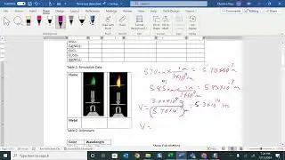 flame test data analysis