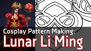 [Cosplay Pattern Timelapse] Lunar Li Ming - Heroes of the Storm
