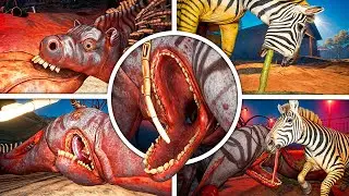 ZOOCHOSIS - All Zebra Secret Cutscenes (Full Bright Mode)