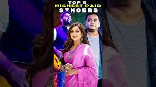 India's Highest Paid Singer Revealed! #bollywood #singer #top5 #shorts #bollywoodfacts
