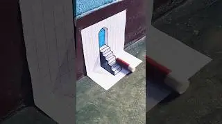 How to draw illusion 🤯#cool3ddrawing #illusion #drawing #painting #viralshort #3dillution