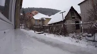 kar yağıyor  tepeden müzikli 1 saat dinlendirici ses