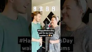 happy mothers day!!💙 my mum deffo won with that last one..🤯 #mothersday #singing #cover #duet
