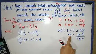 Janjang Geometri 2/3 Cth 2