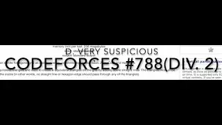 Codeforces Upsolver: #788D Very Suspicious(1670-D) || Geometry || Binary Search || Math