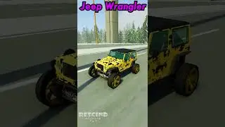 Broken Bridge Cars Crash Test in BeamNG.Drive