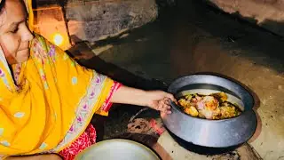 আব্বু মেয়ে ও জামাইদের জন্য মেজবানি নলা'র আয়োজন করলো ঝড় বৃষ্টির মধ্যে | Village  Life with Sati