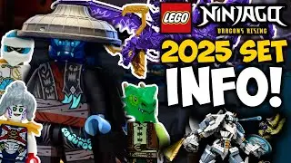 2025 Ninjago Set Descriptions! 🤯 BIG Villain Dragon, Forbidden Five, HUGE Ice Mech, & More!
