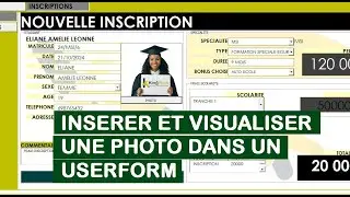 Astuce secrète VBA EXCEL: Insérer et visualiser une image dans un Userform