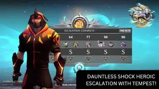 AGARUS AXE TEMPEST SOLO DAUNTLESS SHOCK HEROIC ESCALATION WITH CATALYST CELL -9m38s