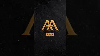 A & A custom logo design 💎 #shorts #logo #corel #trending #art