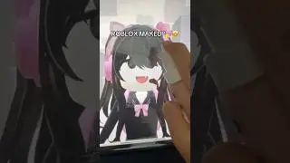 Doing Roblox makeup!💗 (don’t try on you IPad!!😭) 