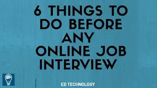 HOW TO PREPARE FOR ONLINE INTERVIEWS | Dos and Donts in online Interviews | Interview Tips