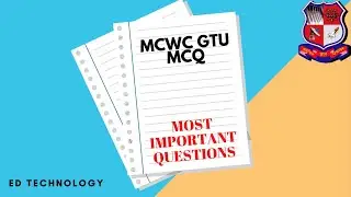 MCWC GTU MCQ | MOBILE COMPUTING AND WIRELESS COMMUNICATION MCQ QUESTIONS | GTU & OTHER UNIVERSITY