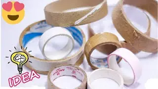 How to Reuse Waste Tape Roll at Home💡| Reuse waste  tape roll |@Muktiarticulate #bestoutofwaste