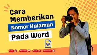 Cara memberikan nomor halaman pada word