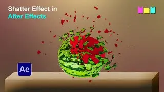 Shatter Effect in After Effects  | Watermelon Explosion