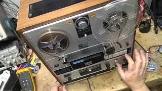 Akai GX365 Record level calibration