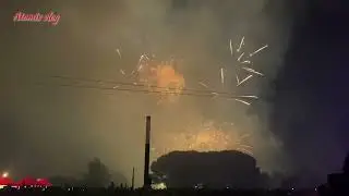 Feu d’artifice à MONTPELLIER 🔴🔴#اكسبلور #france #maroc #nature