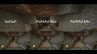 Default vs Faithful 32x vs 64x