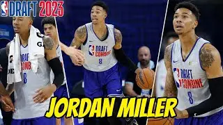 Jordan Miller IMPRESSES at NBA Draft Combine Scrimmages | Full Highlights