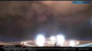 Launch of JCSAT-16 on SpaceX Falcon 9 Rocket from Cape Canaveral