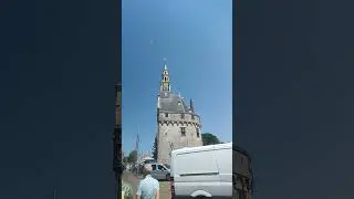 Hoorn, Netherlands. walking at the street