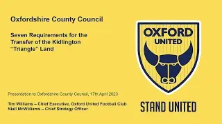 Tim Williams Addresses County Councillors