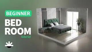 Bedroom 3Ds Max Tutorial With Commentary Vray - Beginner