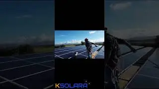 Cleaning Solar Panels With Fk4 Solar Panel Cleaning Machine