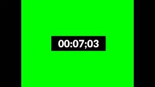 Green Screen Stopwatch 10 Seconds