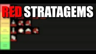 Helldivers 2 RED STRATAGEM tier list - April 2026