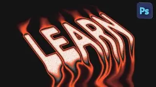 Learn Melting Text Effect in 3 Minutes | Quick & Easy Photoshop Tutorial | Adobe Photoshop