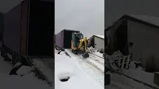 последний Мини-экскаватор из контейнера 