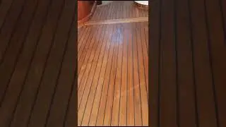 Изготовление внутренней палубы из натурального тика