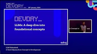 Pune's 50th DevDay | Deep dive into fundamental concepts of LLM | Prof. Maunendra Sankar Desarkar
