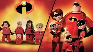 Making LEGO The Incredibles Poster - Timelapse