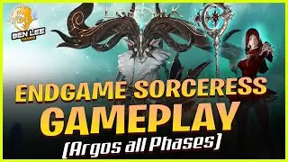 Lost Ark - ENDGAME SORCERESS GAMEPLAY Argos Raid Full Run (Phase 1, 2 & 3). Ignite build (Ignition)