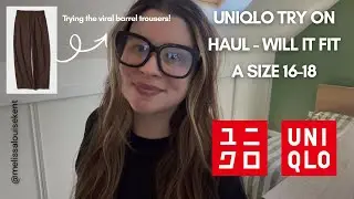 UNIQLO TRY ON HAUL - WILL IT FIT A SIZE 16-18? @UNIQLO 