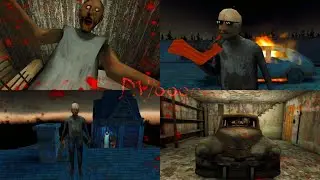 All Granny Chapters Game Over  Scenes