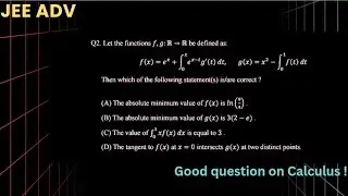 Good Questions to feel the real JEE Advanced - 25