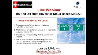 Storage Switzerland – HA and DR must haves for Cloud Based MS-SQL