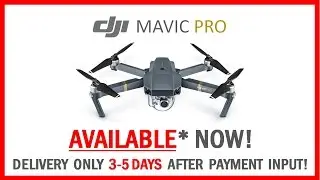 DJI – Mavic Pro – AVAILABLE NOW – Delivery in 3-5 DAYS! GET YOURS!